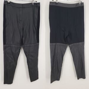 3/$25 BCBGMaxazria Faux Leather Leggings S High‎ Rise Vegan Skinny Pants Ankle